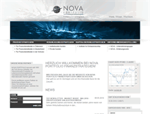 Tablet Screenshot of novaportfolio.net